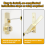 Barn Door Lock, Flip Latch Lock with 3 Digit Combination 3