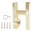 Barn Door Lock, Flip Latch Lock with 3 Digit Combination 1