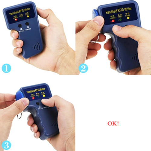 Handheld 125KHz RFID Copier Writer Duplicator Programmer Reader 2