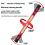 Magnetic Work Light Rechargeable Under Hood Work Light Bar Red 4