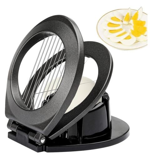 Egg Cutting Tool, 2-in-1 Egg Slicer, Dishwasher Safe, Egg Cutter 2