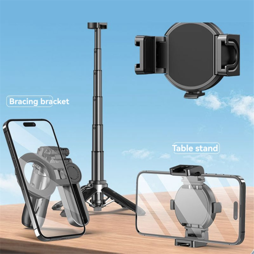 Telescopic Multi Functional Tripod Phone Selfie Stick 2