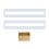 Parking Lot Line Stencil Foldable Reusable Line Stencil Template 2PCS 1