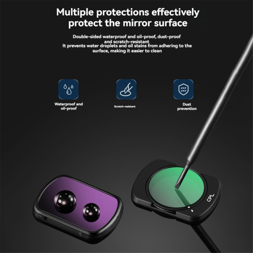 Magnetic ND/PL Filter Set for Pocket 3 Creator Combo 2