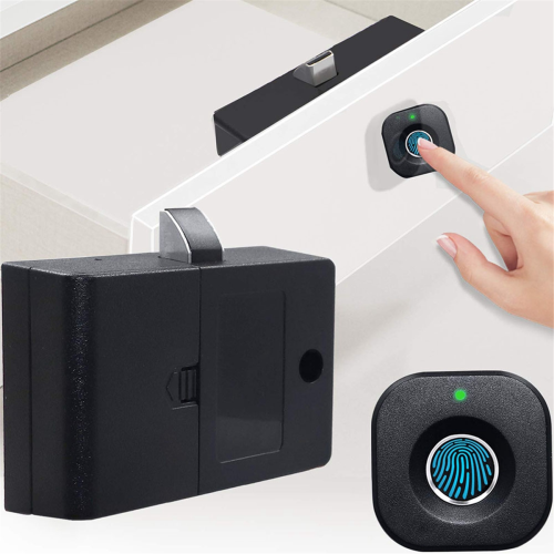 Smart Biometric Cabinet Lock-Keyless Hidden File Drawer Wardrobe Lock 1