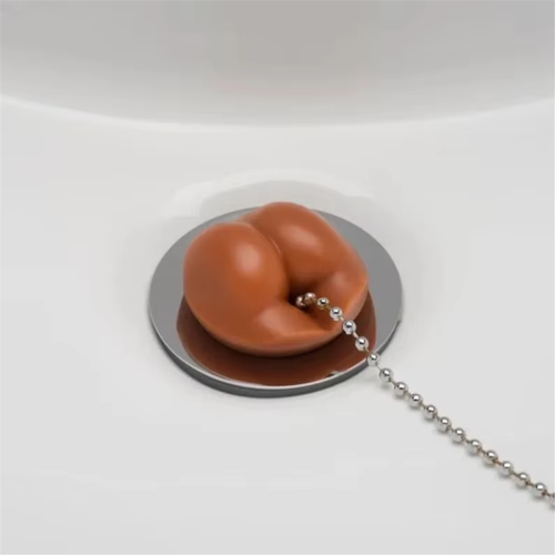New Simulation Ass Kitchen Sink Strainer Stopper with Chain C 1