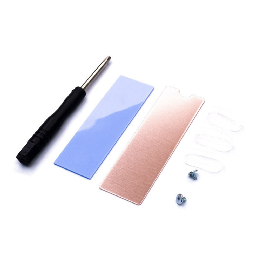 M.2 Ssd Heat Sink M.2 2280 Solid State Hard Disk Pure Copper Heatsink 4713596651001