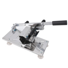 Stainless Steel Manual Meat Slicer - 64.5oz Frozen Meat Cutter