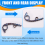Titanium Alloy Knife Back Spacer for C223 Para 3 7