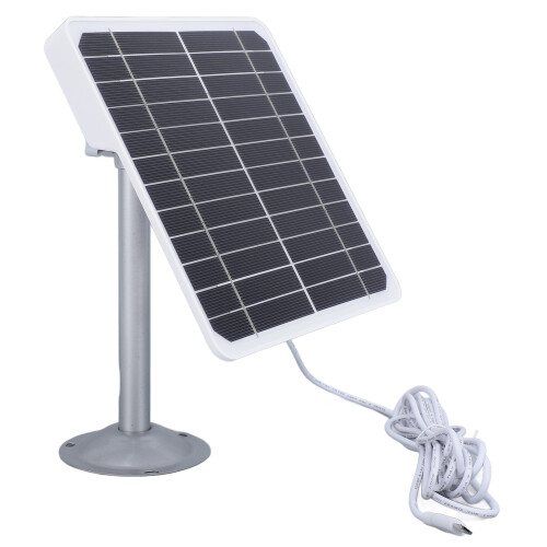 Panel solar para cámara 20W 5V IP68 16,5x18 cm