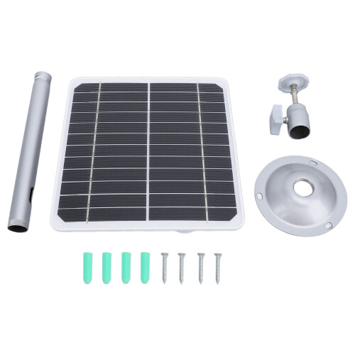 Panel solar para cámara 20W 5V IP68 16,5x18 cm 2