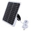 20W IP68 Panel solar de pared 16,5x18cm, 9,8ft, 5V 16