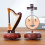 Literary and Classical Style Rotating Music Box Ornaments,Moon 2