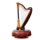 Literary and Classical Style Rotating Music Box Ornaments,Harp 1