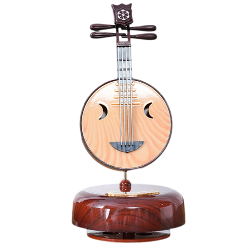 Literary and Classical Style Rotating Music Box Ornaments,Moon