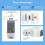 Din Rail RS485 to WiFi Converter Serial Device Server 4