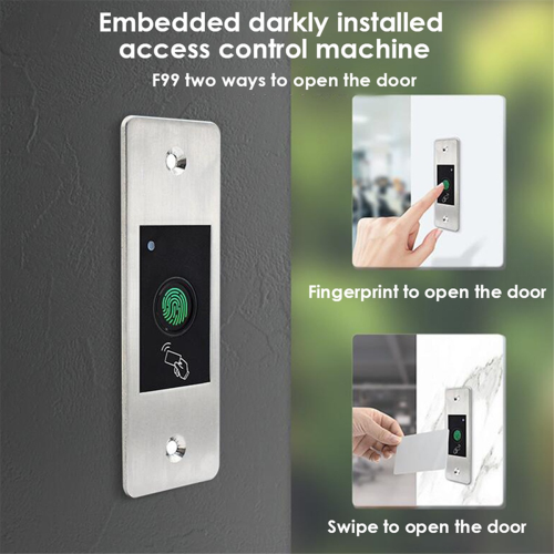 F99 Fingerprint Password Reader Keyless Metal Access Control Keypad 2