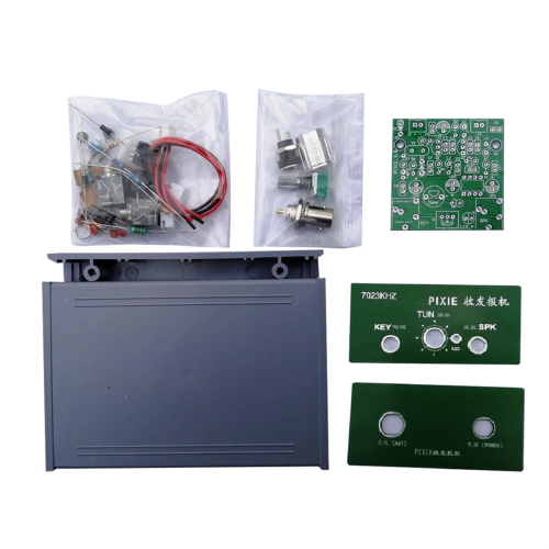 CW Shortwave Transceiver Kit 7023KHZ with Enclosure
