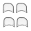 5231EL1003B Dryer Lint Filter Dryer Parts Filter Element Filter 4 Pcs 2