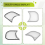 5231EL1003B Dryer Lint Filter Dryer Parts Filter Element Filter 4 Pcs 7