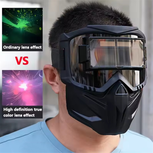 Auto Darkening Welding Glasses Work Face Protector Face Cover 2