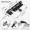 Barrels Bolt Door Latch with Padlock Hole, Slide Door Lock 2 Pack 2