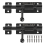 Barrels Bolt Door Latch with Padlock Hole, Slide Door Lock 2 Pack 1