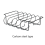 Non-Stick Rib Rack for Grilling,for Grilling Grill Racks Black 4