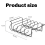 Non-Stick Rib Rack for Grilling,for Grilling Grill Racks Black 2