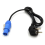 Power Supply Cord Stage Light 3core 1.2M Power Connect Cable EU PLUG 5