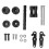 Motorcycle Frame Slider Wear Resistant Black 13
