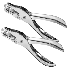 2 Pieces Small Single Hole Punch, 1/4 Inch One Hole Paper Punch