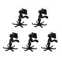 360 Rotating Utensil Holder Hook, 5-Piece Set, for Kitchen