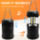Foldable Camping Light Led Suitable for Camping and Hiking 6
