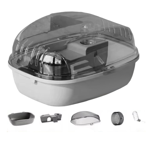 Hamster Cage Running Roller Skating Toy Small Animals Accessories D