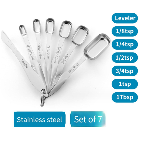 Measuring Spoon Set Seasoning Spoon with Scale Measuring Spoon Set B 1