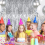 Silver Foil Tassel Curtains, Photo Booth Backdrop Streamer Curtains, 4