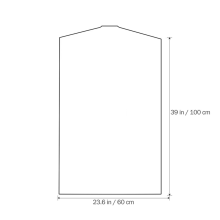 30PCS Transparent Dustproof Garment Protector Cover Bag