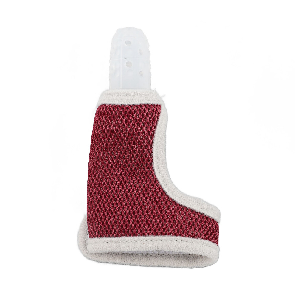 Silicone Breathable Toddler Finger Cover with Massage Bumps Thumb Sucking Aid
