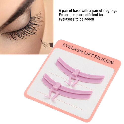 Modèle séparateur de cils en silicone violet 2