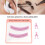 Modèle séparateur de cils en silicone violet 5