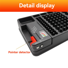 Battery Storage Organizer Holder with Tester Battery Case Box Holders