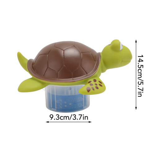 Cute PVC Pool Cl Floater with Adjustable Animal Design, Green 1