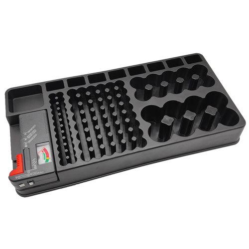 Battery Storage Organizer Holder with Tester Battery Case Box Holders 1