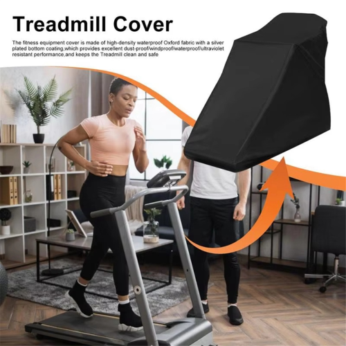 Treadmill Folding Cover Waterproof Sunscreen Cover Dustproof Silver 1