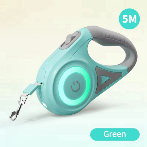 5M Retractable Dog Leash with LED Flashlight, A 1