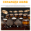 Drum Board Oblique Chafing Plate Percussion Music Drum Kit 14 Inches 5