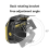 Portable LED Spotlight Lantern Strong Light Yellow 2