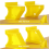 20pcs Laminate Floor Spacers Wood Floor Spacers Double End 3