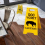 Cat Vomit Warning Sign Decoration, Fun Gift for Cat Lovers A 4